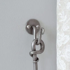 Hatton Holdback Hook In Polished -Curtains & Poles Sales 5009po 30
