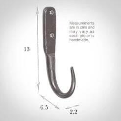 13cm Barn Wall Hook In Polished -Curtains & Poles Sales 527po 13