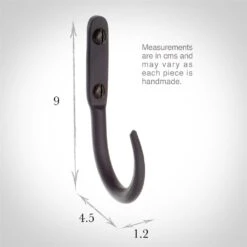 9cm Barn Wall Hook In Matt Black 11 9cm Barn Wall Hook In Matt Black -Curtains & Poles Sales 530mb 3