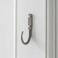 9cm Barn Wall Hook In Polished -Curtains & Poles Sales 530po 2