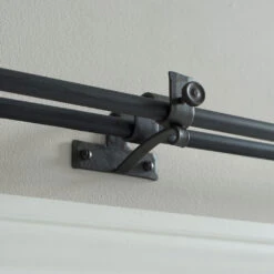 12/12mm Double Pole Centre Bracket In Beeswax -Curtains & Poles Sales 6001bw 12