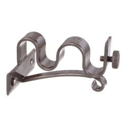 12/12mm Double Pole Centre Bracket In Polished -Curtains & Poles Sales 6001po 20