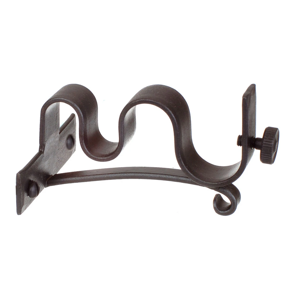 20/12mm Double Pole Centre Bracket In Beeswax 6 20/12mm Double Pole Centre Bracket In Beeswax - Image 4