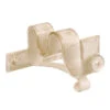 20/12mm Double Pole Centre Bracket In Old Ivory -Curtains & Poles Sales 6002oi 11