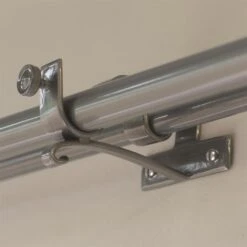 20/12mm Double Pole Centre Bracket In Polished -Curtains & Poles Sales 6002po 4