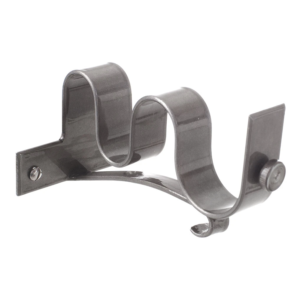 38/20mm Double Pole Centre Bracket In Polished 3 38/20mm Double Pole Centre Bracket In Polished