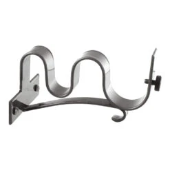 38/20mm Double Pole Centre Bracket In Polished 9 38/20mm Double Pole Centre Bracket In Polished -Curtains & Poles Sales 6004po 20