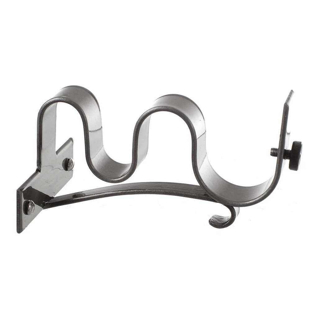 38/20mm Double Pole Centre Bracket In Polished 6 38/20mm Double Pole Centre Bracket In Polished - Image 4