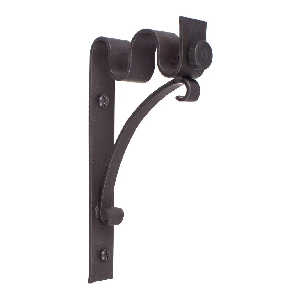 12/12mm Double Pole Standard Bracket In Beeswax 3 12/12mm Double Pole Standard Bracket In Beeswax