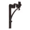 12/12mm Double Pole Standard Bracket In Matt Black -Curtains & Poles Sales 6005mb 11