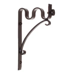 12/12mm Double Pole Standard Bracket In Matt Black -Curtains & Poles Sales 6005mb 20