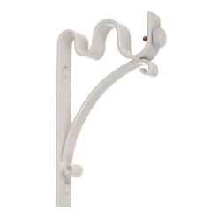 20/12mm Double Pole Standard Bracket In Clay -Curtains & Poles Sales 6006cl 20