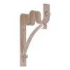 38/20mm Double Pole Standard Bracket In Old Ivory 2 38/20mm Double Pole Standard Bracket In Old Ivory -Curtains & Poles Sales 6008oi 1