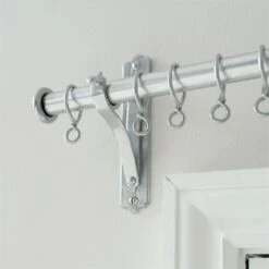20mm Brett Standard Bracket In Mercury 9 20mm Brett Standard Bracket In Mercury -Curtains & Poles Sales 6009me 12