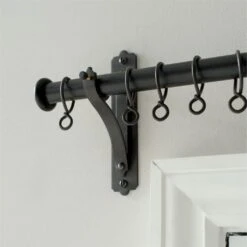 25mm Brett Standard Bracket In Beeswax -Curtains & Poles Sales 6010bw 12