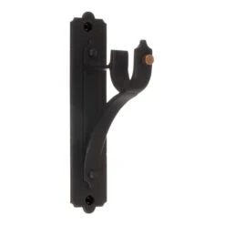 25mm Brett Standard Bracket In Matt Black 8 25mm Brett Standard Bracket In Matt Black -Curtains & Poles Sales 6010mb 1