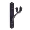 25mm Brett Standard Bracket In Matt Black 1 25mm Brett Standard Bracket In Matt Black -Curtains & Poles Sales 6010mb 11