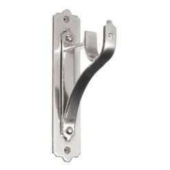 25mm Brett Standard Bracket In Mercury -Curtains & Poles Sales 6010me 1