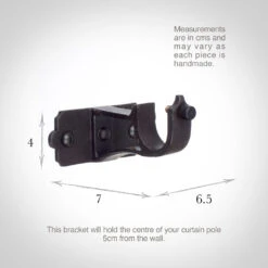 20mm Brett Centre Bracket In Beeswax 8 20mm Brett Centre Bracket In Beeswax -Curtains & Poles Sales 6011bw 13