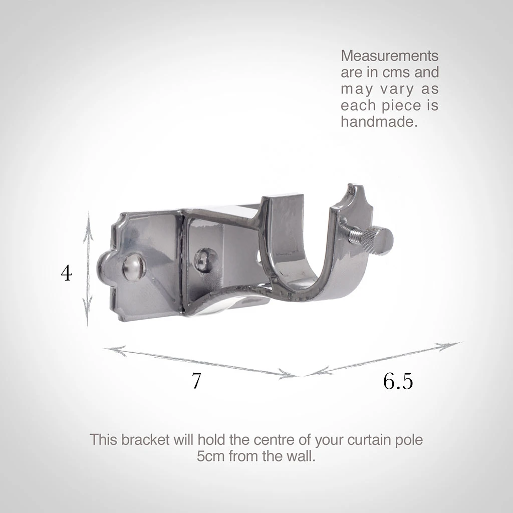 20mm Brett Centre Bracket In Mercury 5 20mm Brett Centre Bracket In Mercury - Image 3