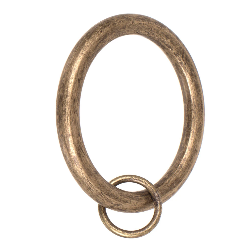 25mm Brass Curtain Ring In Antiqued Brass 3 25mm Brass Curtain Ring In Antiqued Brass