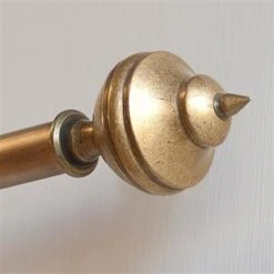 19mm Brass Empire Finial In Antiqued Brass -Curtains & Poles Sales 6018ab 4