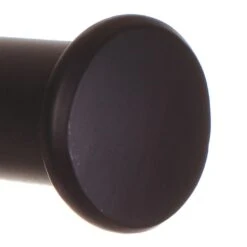 25mm Button Finial In Matt Black -Curtains & Poles Sales 601mb 2