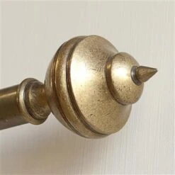 25mm Brass Empire Finial In Antiqued Brass 11 25mm Brass Empire Finial In Antiqued Brass -Curtains & Poles Sales 6023ab 10