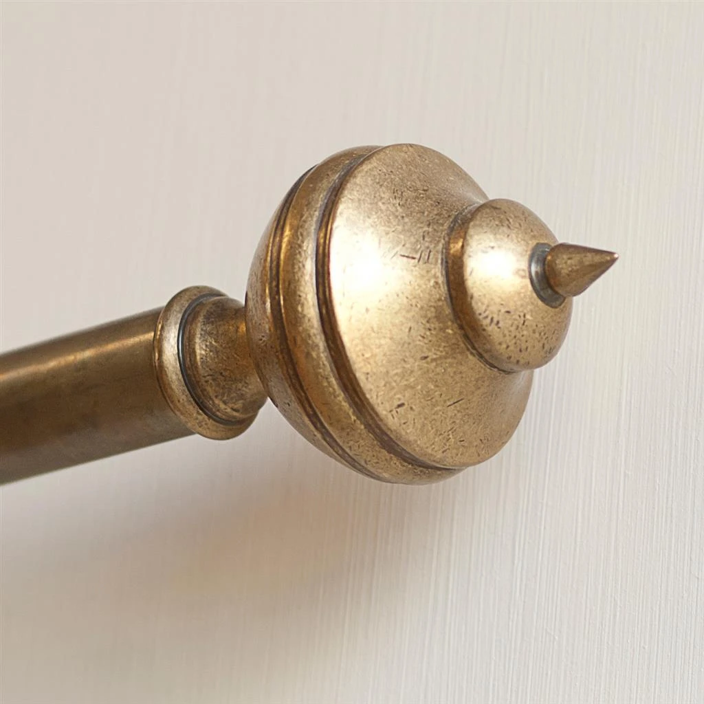 25mm Brass Empire Finial In Antiqued Brass 6 25mm Brass Empire Finial In Antiqued Brass - Image 4