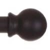 25mm Cannonball Finial In Matt Black -Curtains & Poles Sales 602mb 1