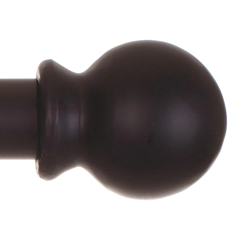 25mm Cannonball Finial In Matt Black 3 25mm Cannonball Finial In Matt Black