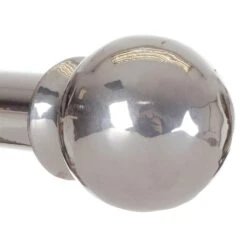 25mm Cannonball Finial In Mercury -Curtains & Poles Sales 602me 2