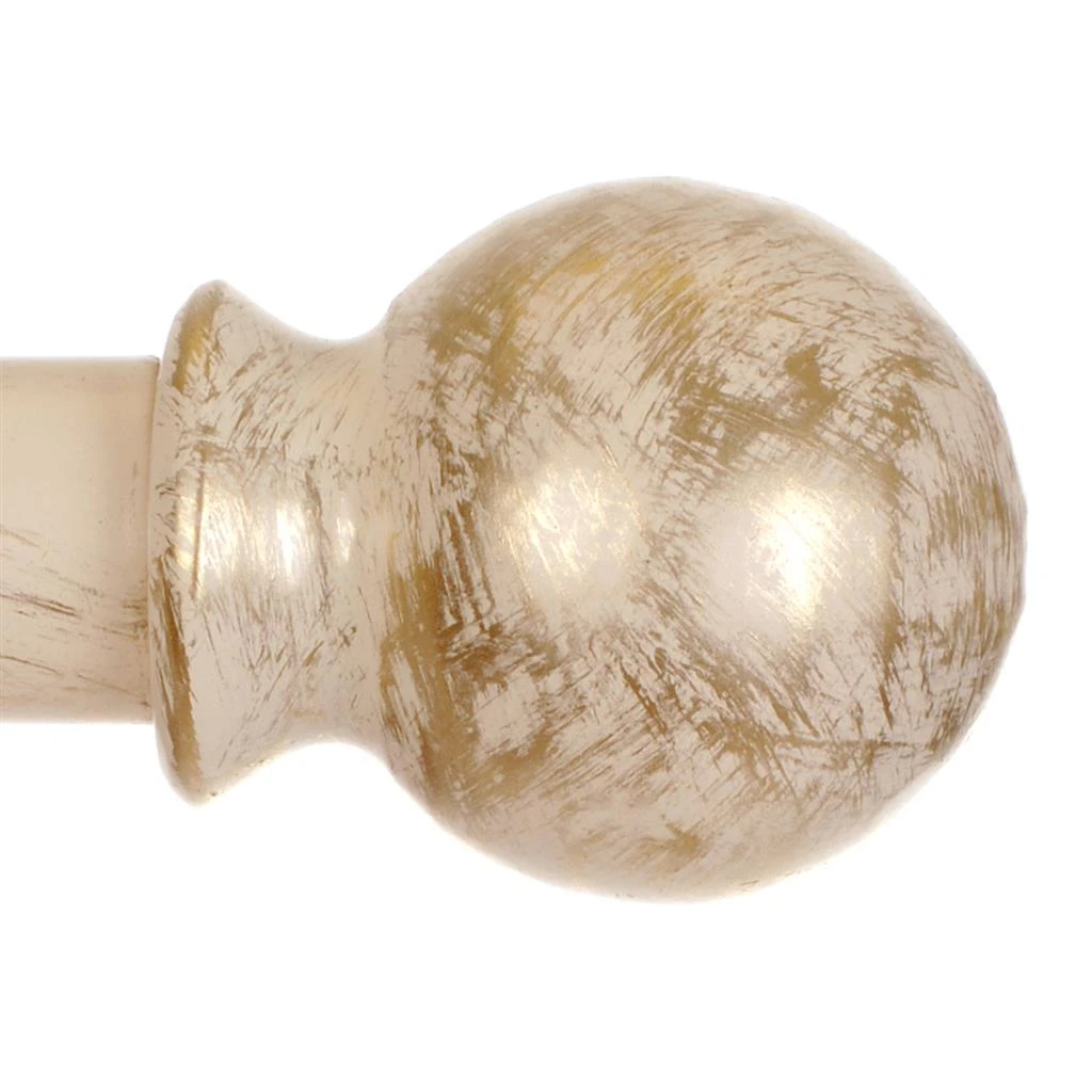25mm Cannonball Finial In Old Ivory 3 25mm Cannonball Finial In Old Ivory