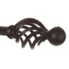 25mm Cage & Ball Finial In Beeswax -Curtains & Poles Sales 603bw 2
