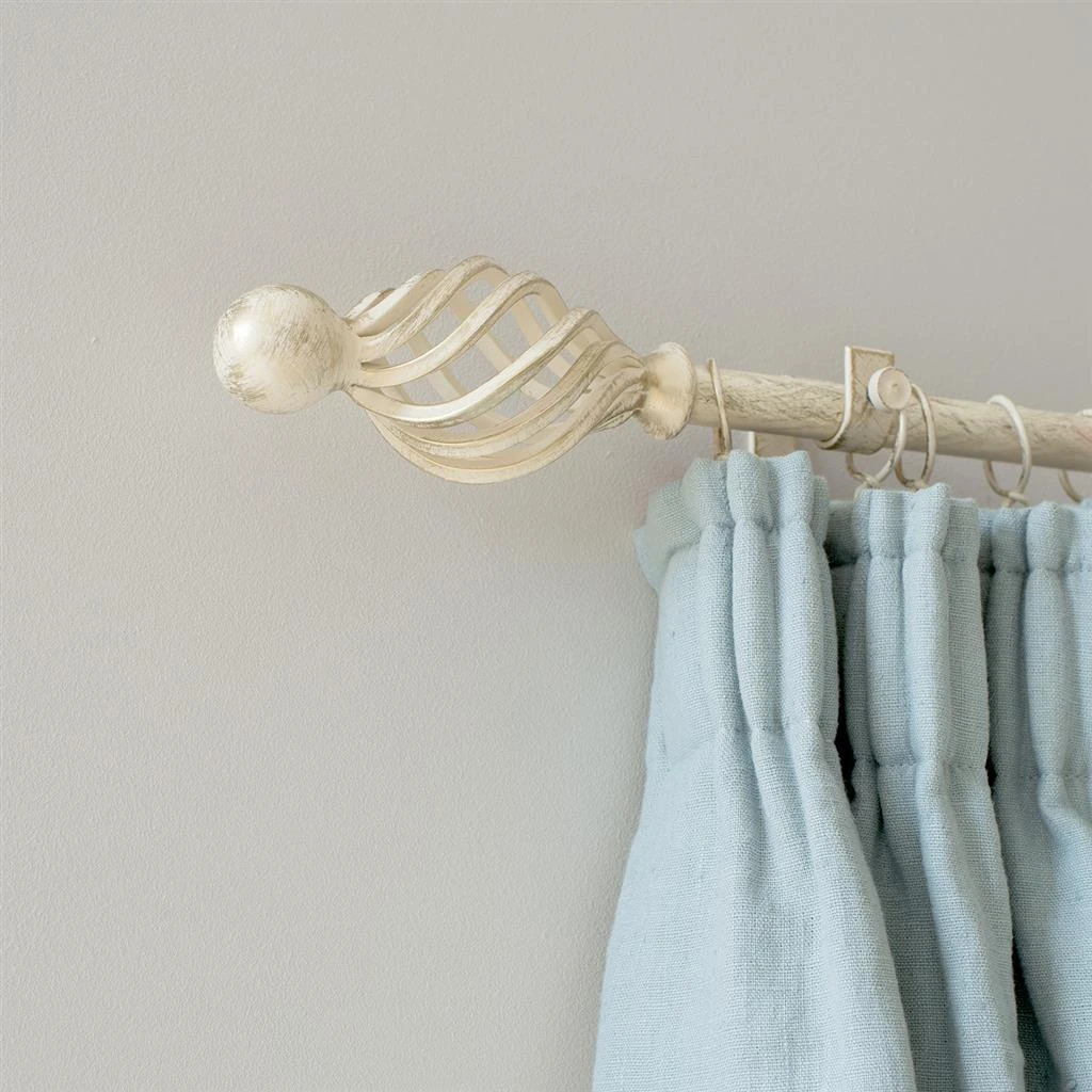 25mm Cage & Ball Finial In Old Ivory 4 25mm Cage & Ball Finial In Old Ivory - Image 2