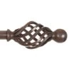 25mm Cage & Ball Finial In Polished -Curtains & Poles Sales 603po 1
