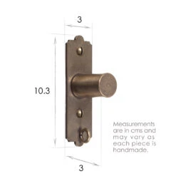 25mm Brett Recess Bracket In Antiqued Brass 8 25mm Brett Recess Bracket In Antiqued Brass -Curtains & Poles Sales 6047ab 13