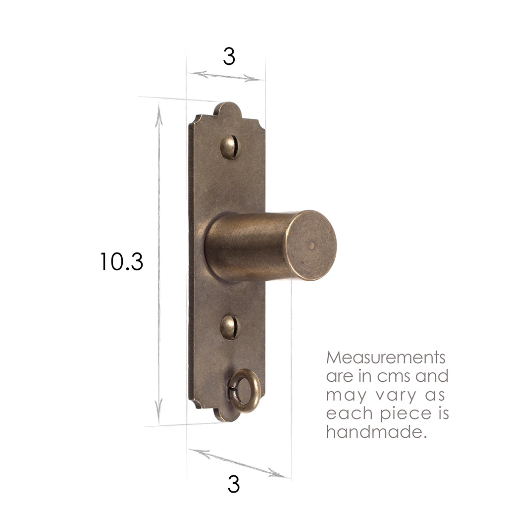 25mm Brett Recess Bracket In Antiqued Brass 5 25mm Brett Recess Bracket In Antiqued Brass - Image 3