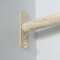 25mm Brett Recess Bracket In Old Ivory -Curtains & Poles Sales 6047oi 12