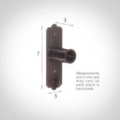 25mm Brett Recess Bracket In Polished -Curtains & Poles Sales 6047po 13