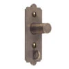 19mm Brass Recess Bracket In Antiqued Brass -Curtains & Poles Sales 6048ab 11