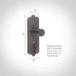 20mm Brett Recess Bracket In Polished -Curtains & Poles Sales 6048po 13