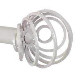 20mm Spiral Finial In Clay 9 20mm Spiral Finial In Clay -Curtains & Poles Sales 6058cl 20