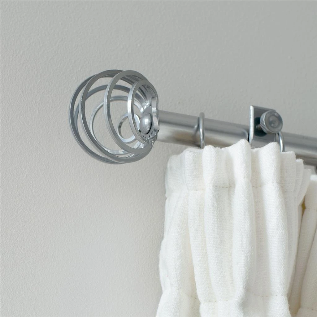 20mm Spiral Finial In Mercury 4 20mm Spiral Finial In Mercury - Image 2