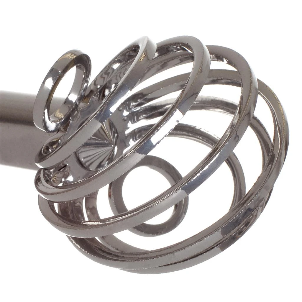 20mm Spiral Finial In Mercury 5 20mm Spiral Finial In Mercury - Image 3