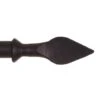 25mm Spear Finial In Matt Black 1 25mm Spear Finial In Matt Black -Curtains & Poles Sales 605mb 1