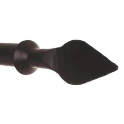 25mm Spear Finial In Matt Black -Curtains & Poles Sales 605mb 2