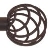 25mm Spiral Finial In Beeswax 1 25mm Spiral Finial In Beeswax -Curtains & Poles Sales 6062bw 1