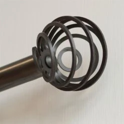 25mm Spiral Finial In Beeswax 9 25mm Spiral Finial In Beeswax -Curtains & Poles Sales 6062bw 4