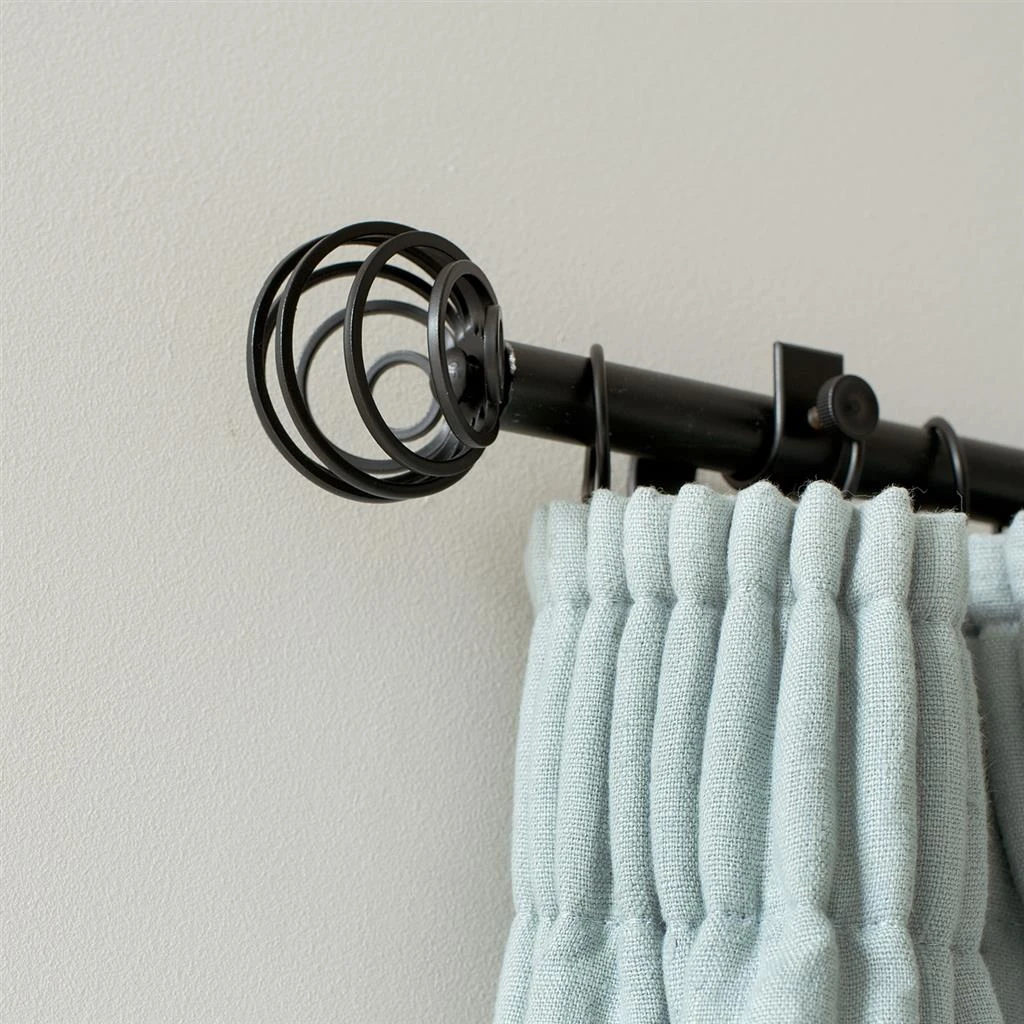 25mm Spiral Finial In Matt Black 4 25mm Spiral Finial In Matt Black - Image 2